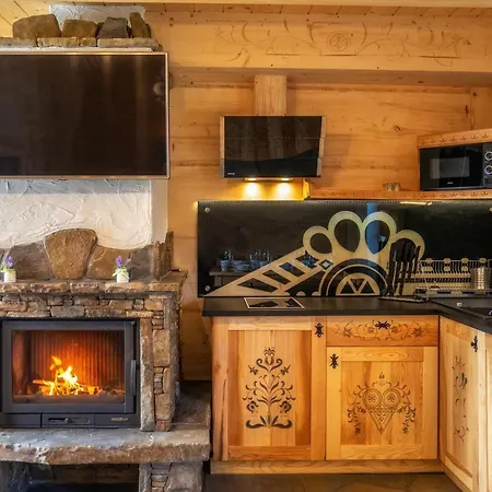 Chalet Domki Ze Hej Z Sauna Lub Kominkiem