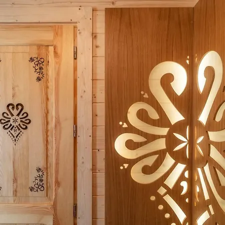 Chalet Domki Ze Hej Z Sauna Lub Kominkiem