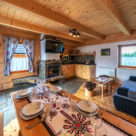 Chalet Domki Ze Hej Z Sauna Lub Kominkiem *